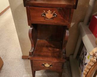 Vintage Side table with 2 drawers 32 x 12 x 11