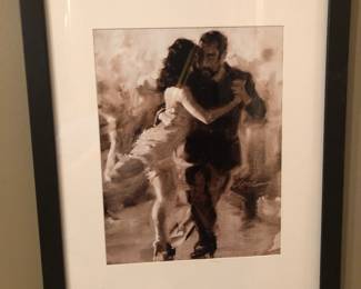 "Last Tango in Argentina" one of a kind photgraphing print of the original by artist: Lena ....From: Art Library Collections,  feature a unique collection of over 15 historic and vintage history photographic prints and Collectibles. Our photographs have been discovered in archives, historical societies and memorabilia auctions.
