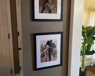 Tango Sepia phograhic prints of Lena original paintings in archival frames.  See Lena's other sold works at www.galeriejudithengelstad.com (gallery retired in 2014. Art from gallery artists is new and from owner's private collection/inventory.)