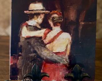 Tango: Scent of a Woman 8x8" unframed original oil