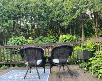 set of Savannah Wicker chairs like new used for a month this summer