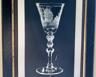 Nautical fine art print in custom frame