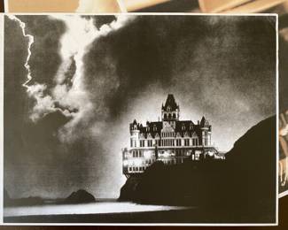 Lighting over the Cliff House San Francisco..From: Art Library Collections,  feature a unique collection of over 15 historic and vintage history photographic prints and Collectibles. Our photographs have been discovered in archives, historical societies and memorabilia auctions.

