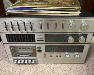 Vintage stereo equipment
