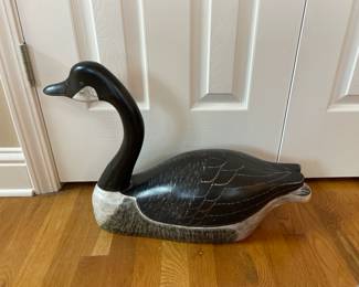 painted wooden Canadian Goose