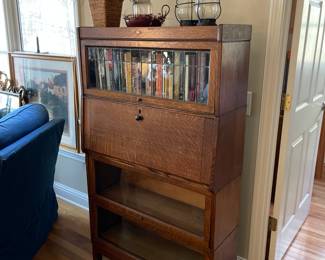 Oak stacked barrister's bookcase