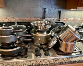 selection of cookware