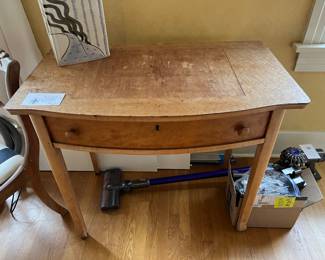$120 Burlwood desk with some hand-painting on the side.  34"w x 20"d x 30"h