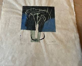 Jef Gunn original for sale during in-person shopping only on Friday & Saturday.