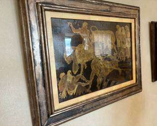 $300. Parisian Flea Market find in a distressed Silver Frame