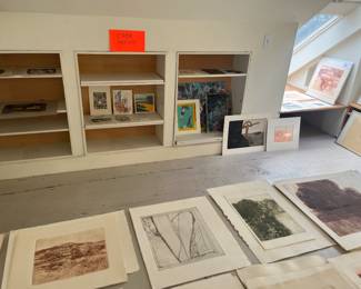 Original art for sale during in person shopping Friday and Saturday