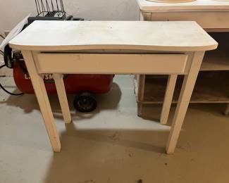 $20. Console with drawer.  35"w x 14"d x 31"h