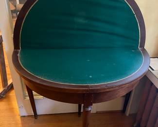 view of table top when open