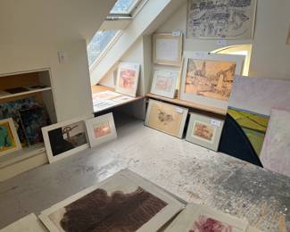 Original art for sale during in person shopping Friday and Saturday