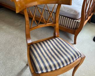 $60. Antique French Side chair that matches bed and dresser. as found upholstery.