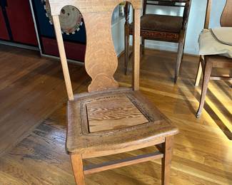 $30 Set of four dining chairs.  