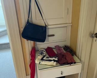 Vintage clothing and accessories for sale during in person shopping hours Friday and Saturday only.