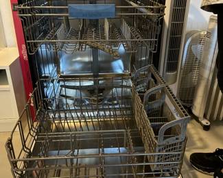 interior of the dishwasher