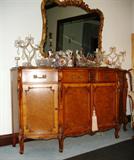 Burlwood Walnut Buffet