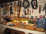 Garage items, tools.