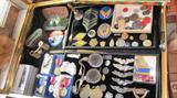 Military Pins, Badges, Patches, etc.