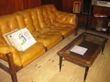 A great vintage couch and coffee table