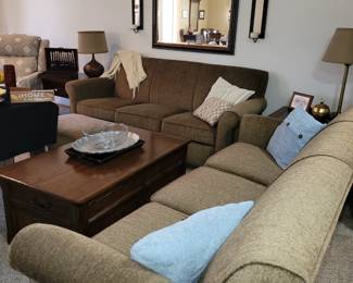 2 Flexsteel sofas in excellent condition