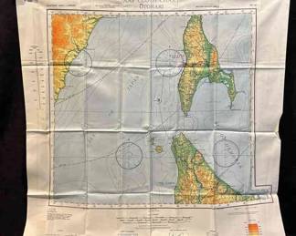 AAF Cloth Chart Otomari JapanVladimiro USSR