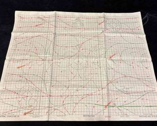 Cloth Map Marianas Is, NaciHo Central Caroline Is