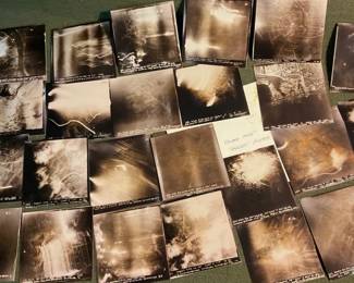 Photo Reprints Of Military Bomb Site Photos