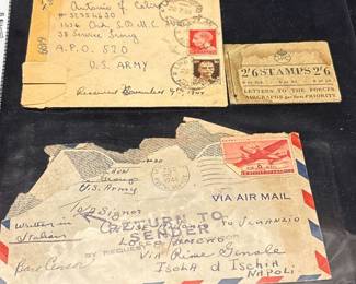 1944 Wartime Stamps And Envelopes