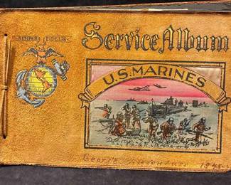 Vintage US Marines Service AlbumGeorge Ziegenfuss