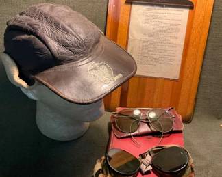 USAAF Shearling Flying Cap, Formation Procedure Check List More