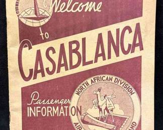 Welcome To Casablanca N African ATC Division Booklet