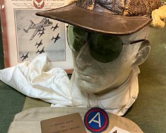WW2 ShawBarton USAAF B2 Flying Cap More
