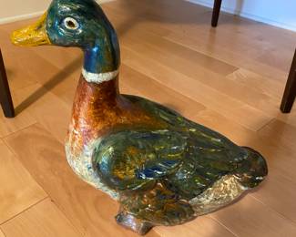 Cast iron duck - HEAVY!