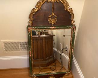 Antique mirror - gilt accents
