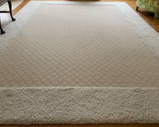 Large white rug - 8'x12'