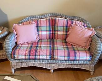Wicker sofa