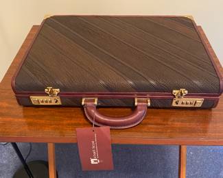NEW! Michael Scott leather briefcase
