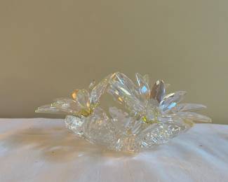 Swarovski crystal flower