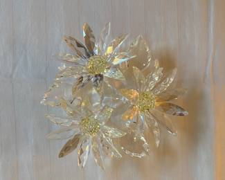 Swarovski crystal flower