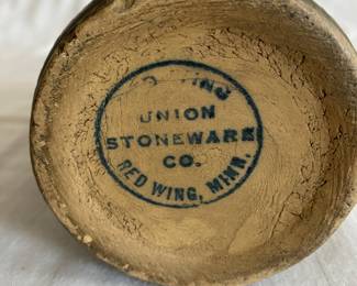 Red Wing pottery vase