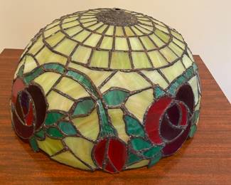 Stained glass lampshade