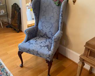 High back wing chair - one of two