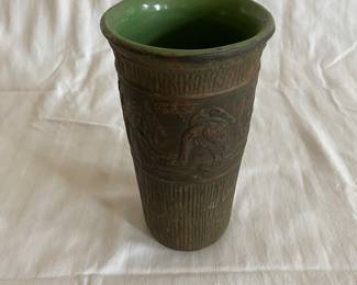 Red Wing pottery vase