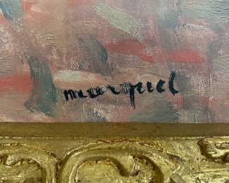 Replica painting - duplicates Albert Marquet - Asian woman - ornate frame