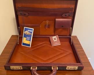 NEW! Michael Scott leather briefcase