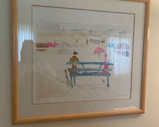 Signed & numbered framed print - "Boardwalk"