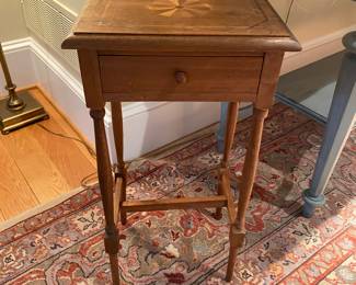Antique inlaid stand